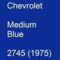 Preview: Chevrolet, Medium Blue, 2745 (1975).